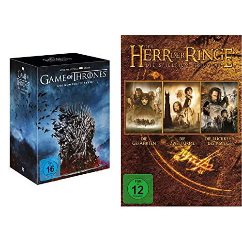 Game of Thrones - Die komplette Serie [38 DVDs] & Der Herr der Ringe - Die Spielfilm Trilogie [3 DVDs] von Warner Bros (Universal Pictures)