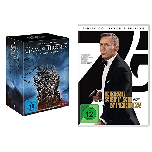 Game of Thrones - Die komplette Serie [38 DVDs] & James Bond 007: Keine Zeit zu sterben von Warner Bros (Universal Pictures)