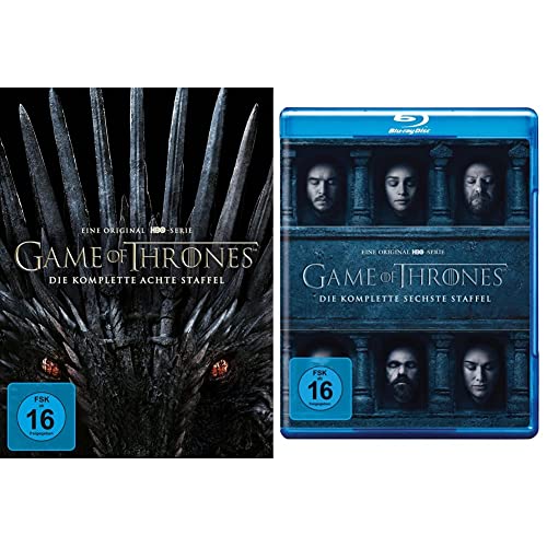 Game of Thrones - Staffel 8 [4 DVDs] & Game of Thrones - Staffel 6 [Blu-ray] von Warner Bros (Universal Pictures)