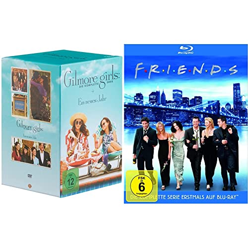 Gilmore Girls: Die komplette Serie + Ein neues Jahr [DVD] (exklusiv bei Amazon.de) & Friends - Die komplette Serie (20 Blu-rays) (+Bonus Blu-ray) von Warner Bros (Universal Pictures)