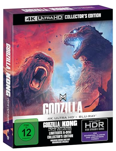 Godzilla Kong Monsterverse limited 5-Film Collection (4K UHD) [Blu-ray] von Warner Bros
