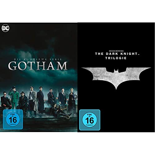 Gotham - Die komplette Serie [26 DVDs] & The Dark Knight Trilogie (Batman Begins / The Dark Knight / The Dark Knight Rises) [3 DVDs] von Warner Bros (Universal Pictures)