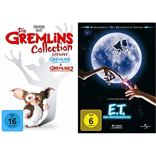 Gremlins 1 & 2 [2 DVDs] & E.T. - Der Außerirdische (Remastered Version) von Warner Bros (Universal Pictures)