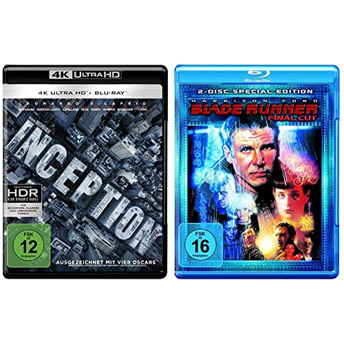 Inception (4K Ultra HD + 2D-Blu-ray) (2-Disc Version) [Blu-ray] & Blade Runner (Final Cut) [Blu-ray] von Warner Bros (Universal Pictures)