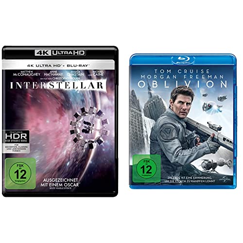 Interstellar (4K Ultra-HD + 2D-Blu-ray) (2-Disc Version) [Blu-ray] & Oblivion [Blu-ray] von Warner Bros (Universal Pictures)
