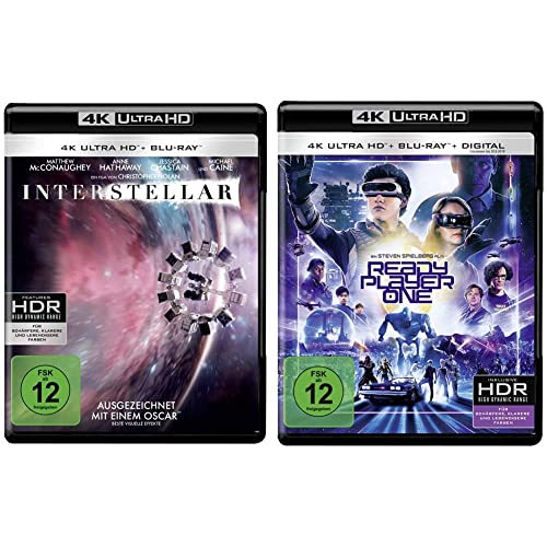 Interstellar (4K Ultra-HD + 2D-Blu-ray) (2-Disc Version) [Blu-ray] & Ready Player One (4K Ultra-HD) (+ Blu-ray 2D) von Warner Bros (Universal Pictures)