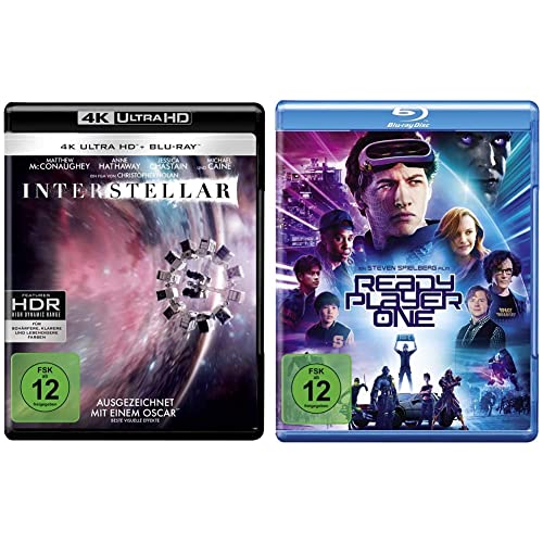 Interstellar (4K Ultra-HD + 2D-Blu-ray) (2-Disc Version) [Blu-ray] & Ready Player One [Blu-ray] von Warner Bros (Universal Pictures)