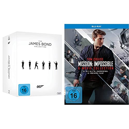 James Bond - Collection 2016 [Blu-ray] & Mission: Impossible - 6-Movie Collection [Blu-ray] von Warner Bros (Universal Pictures)