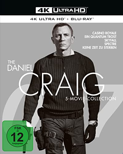 James Bond - The Daniel Craig 5-Movie-Collection (4K Ultra HD) (5 BR4K) (+ 5 Blu-ray2D) von Warner Bros (Universal Pictures)