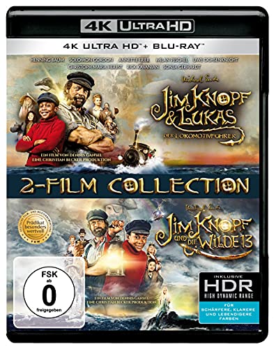 Jim Knopf & Lukas der Lokomotivführer + Jim Knopf und die Wilde 13 (2 4K Ultra-HD) (+ 2 Blu-ray 2D) von Warner Bros (Universal Pictures)