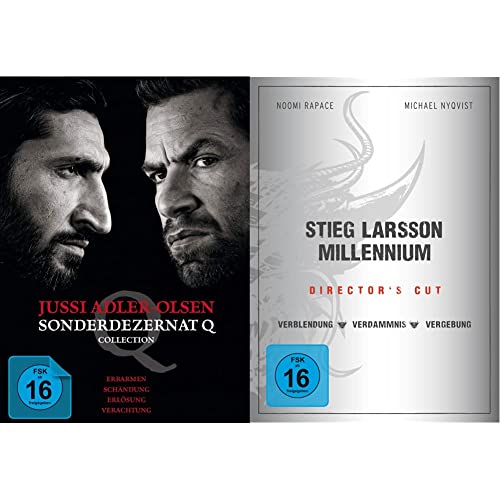 Jussi Adler-Olsen: Sonderdezernat Q - 4 Filme Collection [4 DVDs] & Stieg Larsson - Millennium Trilogie [Director's Cut] [3 DVDs] von Warner Bros (Universal Pictures)