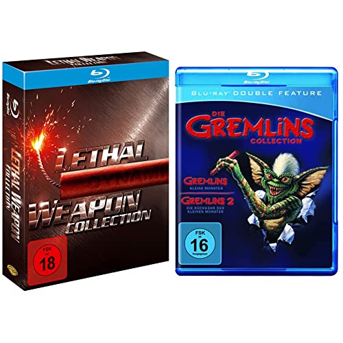 Lethal Weapon 1-4 - Collection [Blu-ray] & Gremlins 1+2 - Die Collection [Blu-ray] von Warner Bros (Universal Pictures)