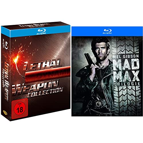Lethal Weapon 1-4 - Collection [Blu-ray] & Mad Max 1-3 [Blu-ray] von Warner Bros (Universal Pictures)