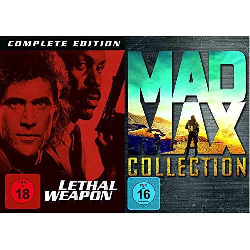 Lethal Weapon 1-4 - Complete Edition [8 DVDs] & Mad Max - Collection [4 DVDs] von Warner Bros (Universal Pictures)