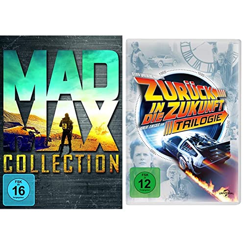 Mad Max - Collection [4 DVDs] & Zurück in die Zukunft - Trilogie/30th Anniversary [4 DVDs] von Warner Bros (Universal Pictures)