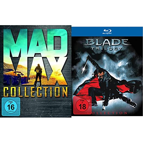 Mad Max - Collection [Blu-ray] & Blade Trilogy [Blu-ray] , 3 Stück (1er Pack) von Warner Bros (Universal Pictures)