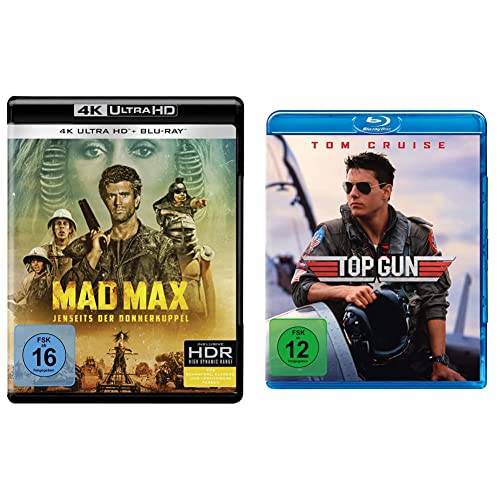 Mad Max - Jenseits der Donnerkuppel (4K Ultra-HD) (+ Blu-ray 2D) & Top Gun (Blu-ray) von Warner Bros (Universal Pictures)