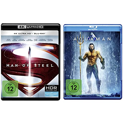 Man of Steel (4K Ultra-HD + 2D-Blu-ray) (2-Disc Version) & Aquaman [Blu-ray] von Warner Bros (Universal Pictures)