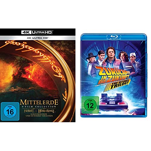 Mittelerde 6-Film Collection (4K Ultra HD) (+ Blu-ray) (+ Bonus-Disc) & Zurück in die Zukunft - Trilogie (Remastered) [Blu-ray] von Warner Bros (Universal Pictures)