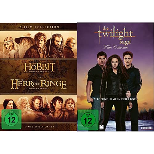 Mittelerde Collection [6 DVDs] & Die Twilight Saga Film Collection [5 DVDs] von Warner Bros (Universal Pictures)