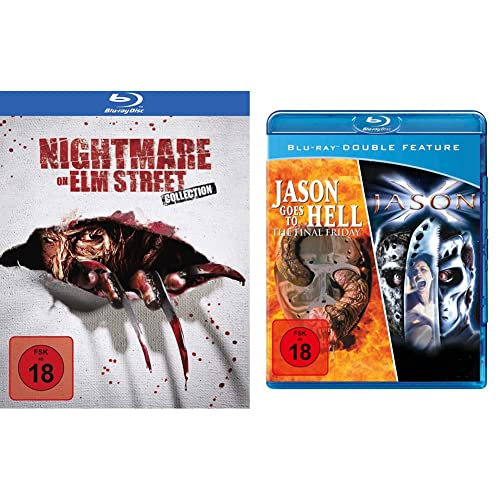 Nightmare on Elm Street - Collection [Blu-ray] & Jason X + Jason goes to Hell [Blu-ray] von Warner Bros (Universal Pictures)