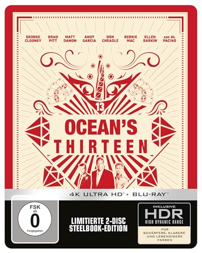 Ocean's Thirteen - Limited Steelbook [Blu-ray] von Warner Bros (Universal Pictures)