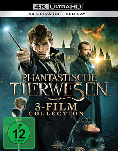 Phantastische Tierwesen 3-Film Collection (3 4K Ultra HD) (+ 3 Blu-ray) von Warner Bros (Universal Pictures)