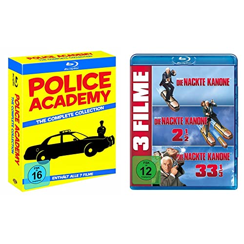 Police Academy Collection (7 Discs) [Blu-ray] (exklusiv bei Amazon.de) & Die nackte Kanone 1-3 (3 on 1) [Blu-ray] von Warner Bros (Universal Pictures)