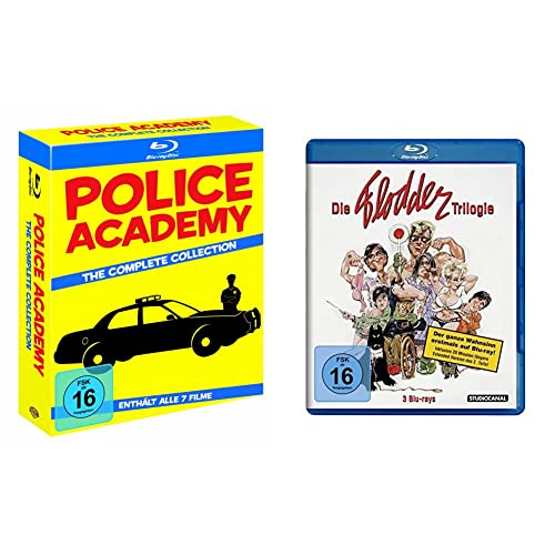 Police Academy Collection (7 Discs) [Blu-ray] (exklusiv bei Amazon.de) & Flodder Trilogie [Blu-ray] von Warner Bros (Universal Pictures)