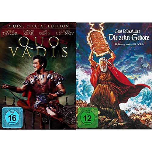 Quo Vadis [Special Edition] [2 DVDs] & Die zehn Gebote [2 DVDs] von Warner Bros (Universal Pictures)