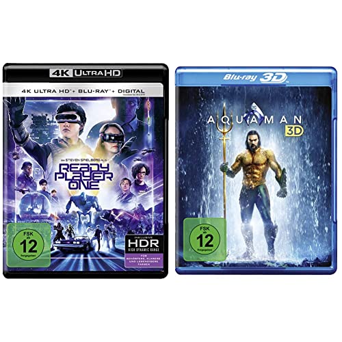 Ready Player One (4K Ultra-HD) (+ Blu-ray 2D) & Aquaman [3D Blu-ray] von Warner Bros (Universal Pictures)