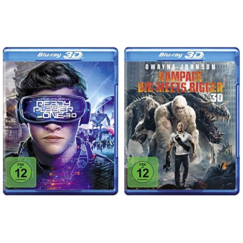 Ready Player One [3D Blu-ray] & Rampage: Big Meets Bigger 3D [3D Blu-ray] von Warner Bros (Universal Pictures)