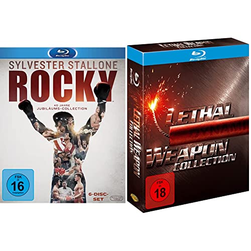 Rocky - Complete Saga [Blu-ray] & Lethal Weapon 1-4 - Collection [Blu-ray] von Warner Bros (Universal Pictures)