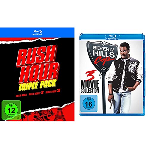 Rush Hour - Trilogy [Blu-ray] & Beverly Hills Cop 1-3 - 3 Movie Collection / 2.Auflage (Blu-ray) von Warner Bros (Universal Pictures)