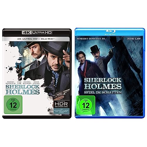 Sherlock Holmes (4K Ultra-HD) (+ Blu-ray 2D) & Sherlock Holmes: Spiel im Schatten [Blu-ray] von Warner Bros (Universal Pictures)