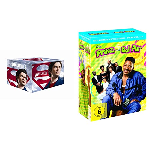 Smallville Gesamtbox [60 DVDs] (exklusiv bei Amazon.de) & Der Prinz von Bel-Air – Die komplette Serie (Staffel 1-6) (exklusiv bei Amazon.de) [Limited Edition] [23 DVDs] von Warner Bros (Universal Pictures)