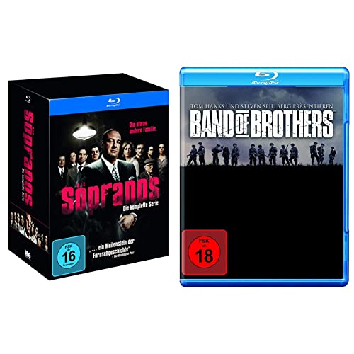 Sopranos - Die komplette Serie (exklusiv bei Amazon.de) [Blu-ray] [Limited Edition] & Band of Brothers - Box Set [Blu-ray] von Warner Bros (Universal Pictures)