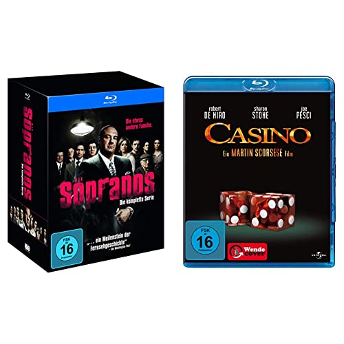 Sopranos - Die komplette Serie (exklusiv bei Amazon.de) [Blu-ray] [Limited Edition] & Casino [Blu-ray] von WARNER BROS