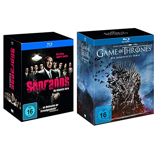 Sopranos - Die komplette Serie (exklusiv bei Amazon.de) [Blu-ray] [Limited Edition] & Game of Thrones - Die komplette Serie [Blu-ray] von Warner Bros (Universal Pictures)