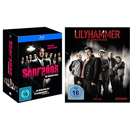 Sopranos - Die komplette Serie (exklusiv bei Amazon.de) [Blu-ray] [Limited Edition] & Lilyhammer - Staffel 1-3 Gesamtedition [Blu-ray] von Warner Bros (Universal Pictures)