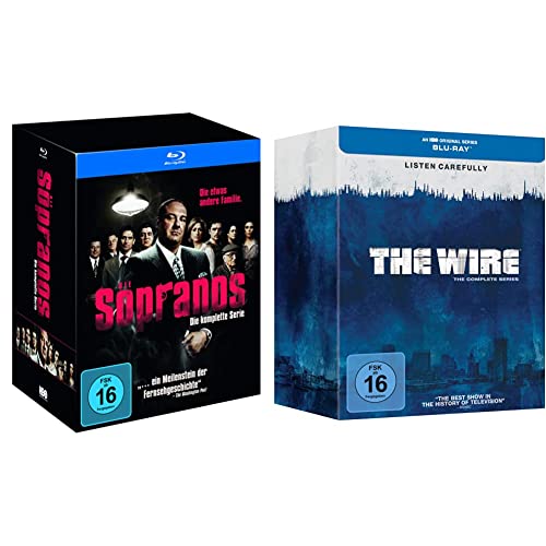 Sopranos - Die komplette Serie (exklusiv bei Amazon.de) [Blu-ray] [Limited Edition] & The Wire - Die komplette Serie (Staffel 1-5) (exklusiv bei Amazon.de) [Blu-ray] [Limited Edition] von Warner Bros (Universal Pictures)