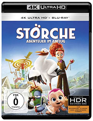 Störche – Abenteuer im Anflug (4K Ultra-HD + 2D-Blu-ray) (2-Disc Version) [Blu-ray] von Warner Home Video