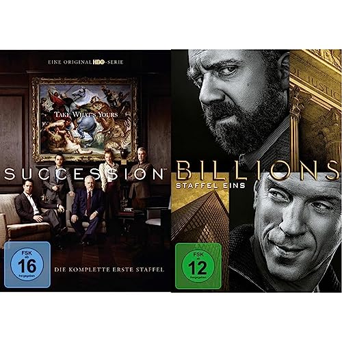 Succession - Die komplette erste Staffel [3 DVDs] & Billions - Staffel Eins [6 DVDs] von Warner Bros (Universal Pictures)