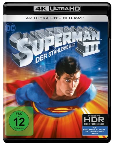 Superman 3: Der stählerne Blitz (4K Ultra HD) (+ Blu-ray) von Warner Bros