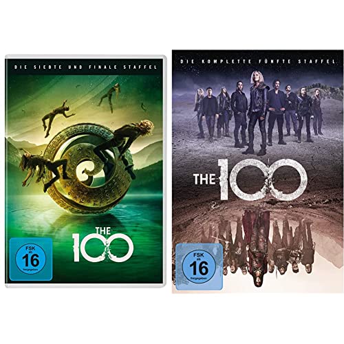 The 100 - Die komplette siebte und finale Staffel [4 DVDs] & The 100 - Die komplette fünfte Staffel [3 DVDs] von Warner Bros (Universal Pictures)