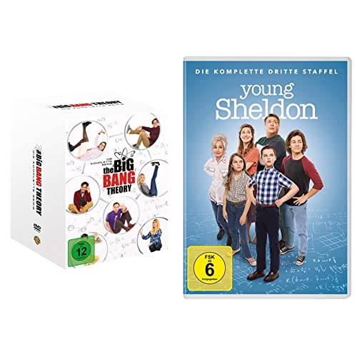 The Big Bang Theory S1-12 Boxset DVD (exklusiv bei Amazon.de) & Young Sheldon - Die komplette dritte Staffel [2 DVDs] von Warner Bros (Universal Pictures)