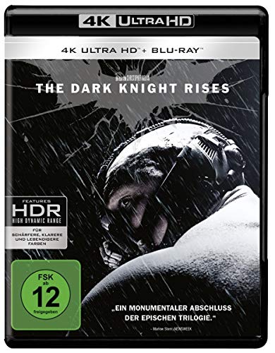 The Dark Knight Rises (4K Ultra-HD + 2D-Blu-ray) (2-Disc Version) [Blu-ray] von Warner Bros