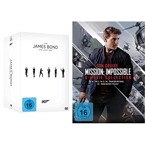 The James Bond Collection [24 DVDs] & Mission: Impossible-6-Movie Collection [6 DVDs] von Warner Bros (Universal Pictures)