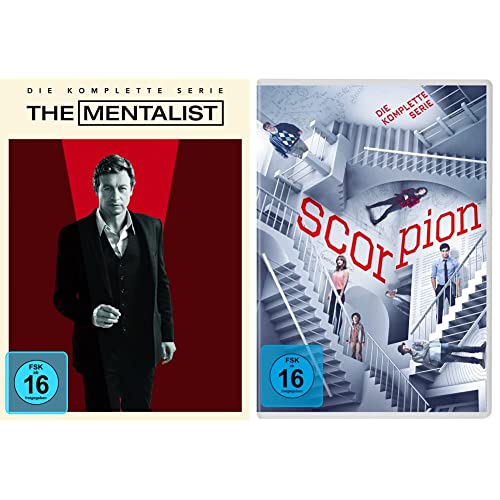 The Mentalist Komplettbox (exklusiv bei Amazon.de) [Limited Edition] & Scorpion: Die komplette Serie [24 DVDs] von Warner Bros (Universal Pictures)