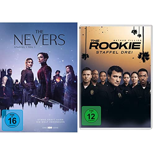 The Nevers - Staffel 1, Teil 1 [2 DVDs] & The Rookie - Staffel drei [4 DVDs] von Warner Bros (Universal Pictures)